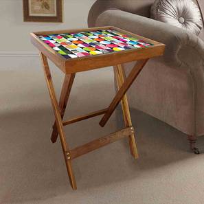 Suede tray table multi lp
