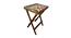 Suede Tray Table (Matte Finish, Multicolor) by Urban Ladder - Cross View Design 1 - 422716