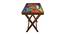 Tavin Tray Table (Matte Finish, Multicolor) by Urban Ladder - Design 1 Side View - 422733