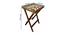 Suede Tray Table (Matte Finish, Multicolor) by Urban Ladder - Design 1 Dimension - 422749