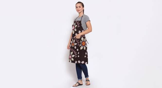 Abigail Apron (Brown) by Urban Ladder - Front View Design 1 - 422787