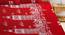 Addie Bedsheet Set (Red, King Size) by Urban Ladder - Front View Design 1 - 422795