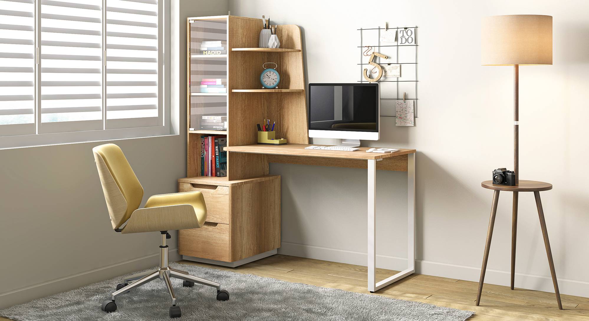 Sidney Study Table Urban Ladder