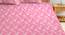 Aggie Bedsheet Set (Pink, King Size) by Urban Ladder - Front View Design 1 - 422850
