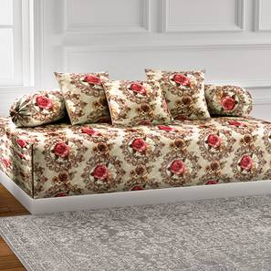 Diwan Design Multicolor TC Cotton Blend Diwan Set - Set of