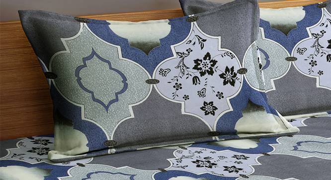 Linzee Bedsheet Set (King Size, Multicolor) by Urban Ladder - Cross View Design 1 - 422988