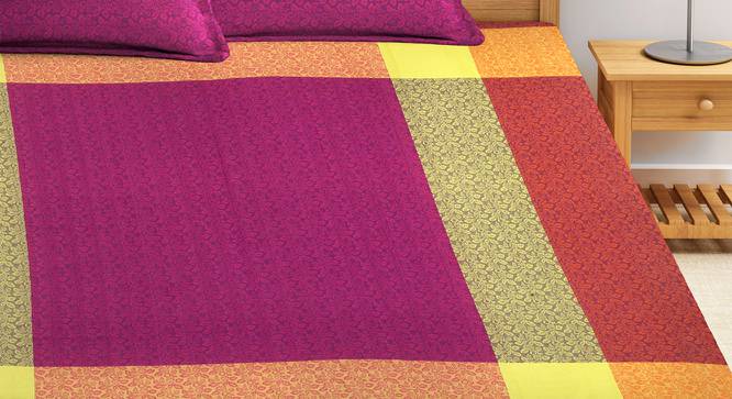 Ivysoe Bedsheet Set (King Size, Multicolor) by Urban Ladder - Front View Design 1 - 423018