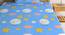 Archie Bedsheet Set (Blue, Single Size) by Urban Ladder - Front View Design 1 - 423022