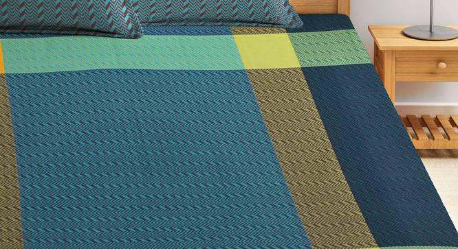 Barclay Bedsheet Set (King Size, Multicolor) by Urban Ladder - Front View Design 1 - 423230