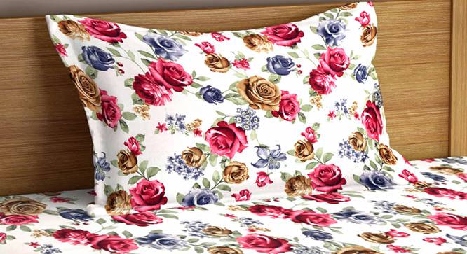 Bosco Bedsheet Set (Cream, Single Size) by Urban Ladder - Cross View Design 1 - 423317