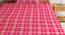 Burnham Bedsheet Set (Pink, Single Size) by Urban Ladder - Front View Design 1 - 423349