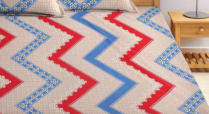 Elah Bedsheet Set (King Size, Multicolor) by Urban Ladder - Front View Design 1 - 423390