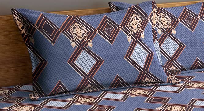 Cairo Bedsheet Set (Grey, King Size) by Urban Ladder - Cross View Design 1 - 423397