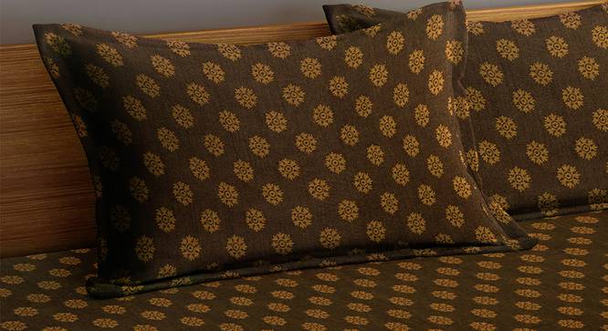 Adonis Bedsheet Set (Brown, King Size) by Urban Ladder - Cross View Design 1 - 423516