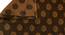 Adonis Bedsheet Set (Brown, King Size) by Urban Ladder - Rear View Design 1 - 423530