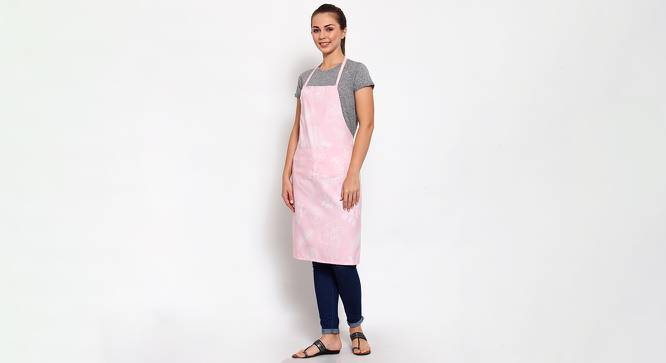 Eleanor Apron (Pink) by Urban Ladder - Front View Design 1 - 423587