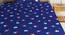 Ella Bedsheet Set (Blue, Single Size) by Urban Ladder - Front View Design 1 - 423595