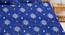 Orval Bedsheet Set (Blue, King Size) by Urban Ladder - Front View Design 1 - 423645