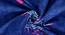 Orval Bedsheet Set (Blue, King Size) by Urban Ladder - Design 1 Side View - 423665