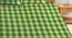 Hallie Bedsheet Set (Green, King Size) by Urban Ladder - Front View Design 1 - 423823