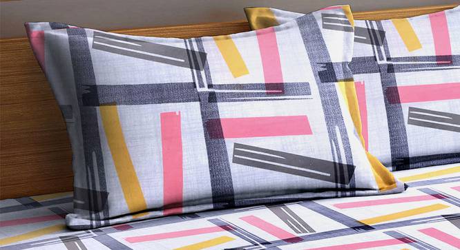 Sanford Bedsheet Set (King Size, Multicolor) by Urban Ladder - Cross View Design 1 - 423923