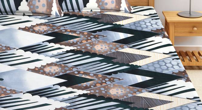 Izabella Bedsheet Set (King Size, Multicolor) by Urban Ladder - Front View Design 1 - 423962
