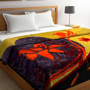 Bedroom Linen In Gurgaon Design Multicolor GSM Polyester Size Blanket