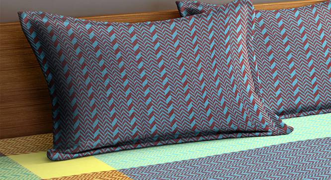 Yalonda Bedsheet Set (King Size, Multicolor) by Urban Ladder - Cross View Design 1 - 424100