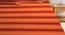 Kinshasa Bedsheet Set (Orange, King Size) by Urban Ladder - Front View Design 1 - 424172