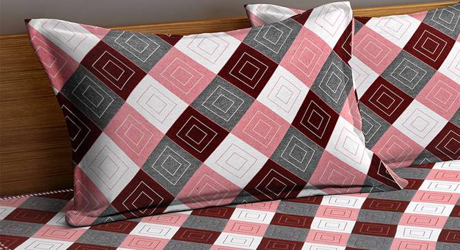Madilyn Bedsheet Set (King Size, Multicolor) by Urban Ladder - Cross View Design 1 - 424425