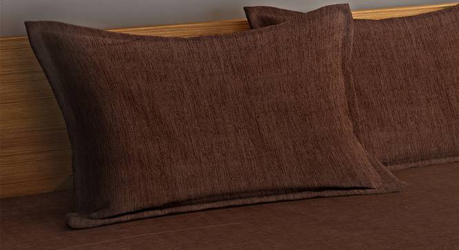 Milun Bedsheet Set (Brown, King Size) by Urban Ladder - Cross View Design 1 - 424428