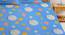 Gerika Bedsheet Set (Blue, King Size) by Urban Ladder - Front View Design 1 - 424459