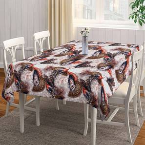 Table Covers Design White Cotton Blend Table Cover