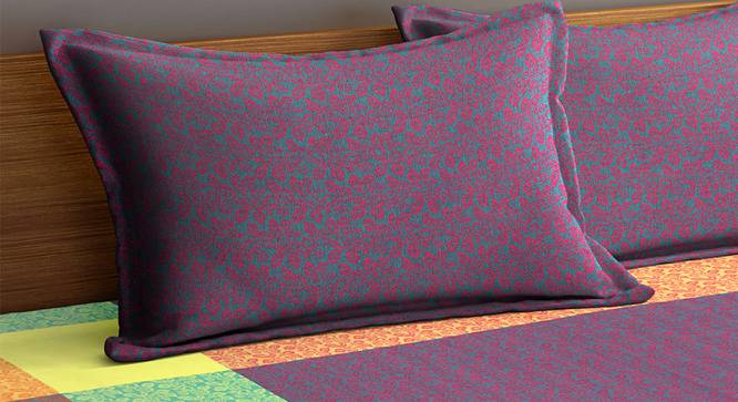 Sayge Bedsheet Set (King Size, Multicolor) by Urban Ladder - Cross View Design 1 - 424588