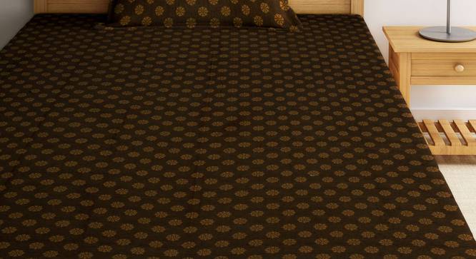 Moose Bedsheet Set (Brown, Single Size) by Urban Ladder - Front View Design 1 - 424624