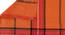 Murphy Bedsheet Set (Orange, Single Size) by Urban Ladder - Rear View Design 1 - 424648