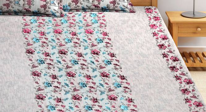Octavia Bedsheet Set (King Size, Multicolor) by Urban Ladder - Front View Design 1 - 424741
