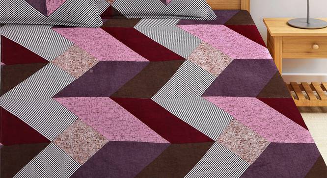 Pucker Bedsheet Set (King Size, Multicolor) by Urban Ladder - Front View Design 1 - 424786