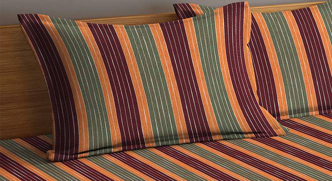 Raelyn Bedsheet Set (King Size, Multicolor) by Urban Ladder - Cross View Design 1 - 424838