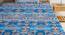 Schuler Bedsheet Set (Blue, Single Size) by Urban Ladder - Front View Design 1 - 424984