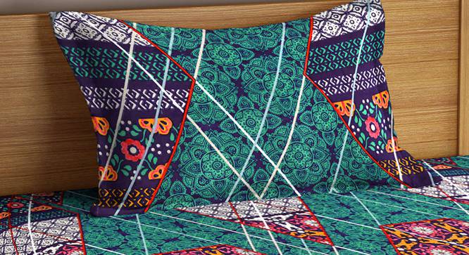 Teagan Bedsheet Set (Single Size, Multicolor) by Urban Ladder - Cross View Design 1 - 425120