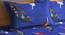 Troy Bedsheet Set (Blue, King Size) by Urban Ladder - Cross View Design 1 - 425153