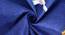 Troy Bedsheet Set (Blue, King Size) by Urban Ladder - Design 1 Side View - 425161