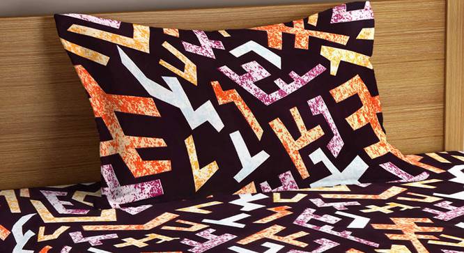 Venice Bedsheet Set (Single Size, Multicolor) by Urban Ladder - Cross View Design 1 - 425198