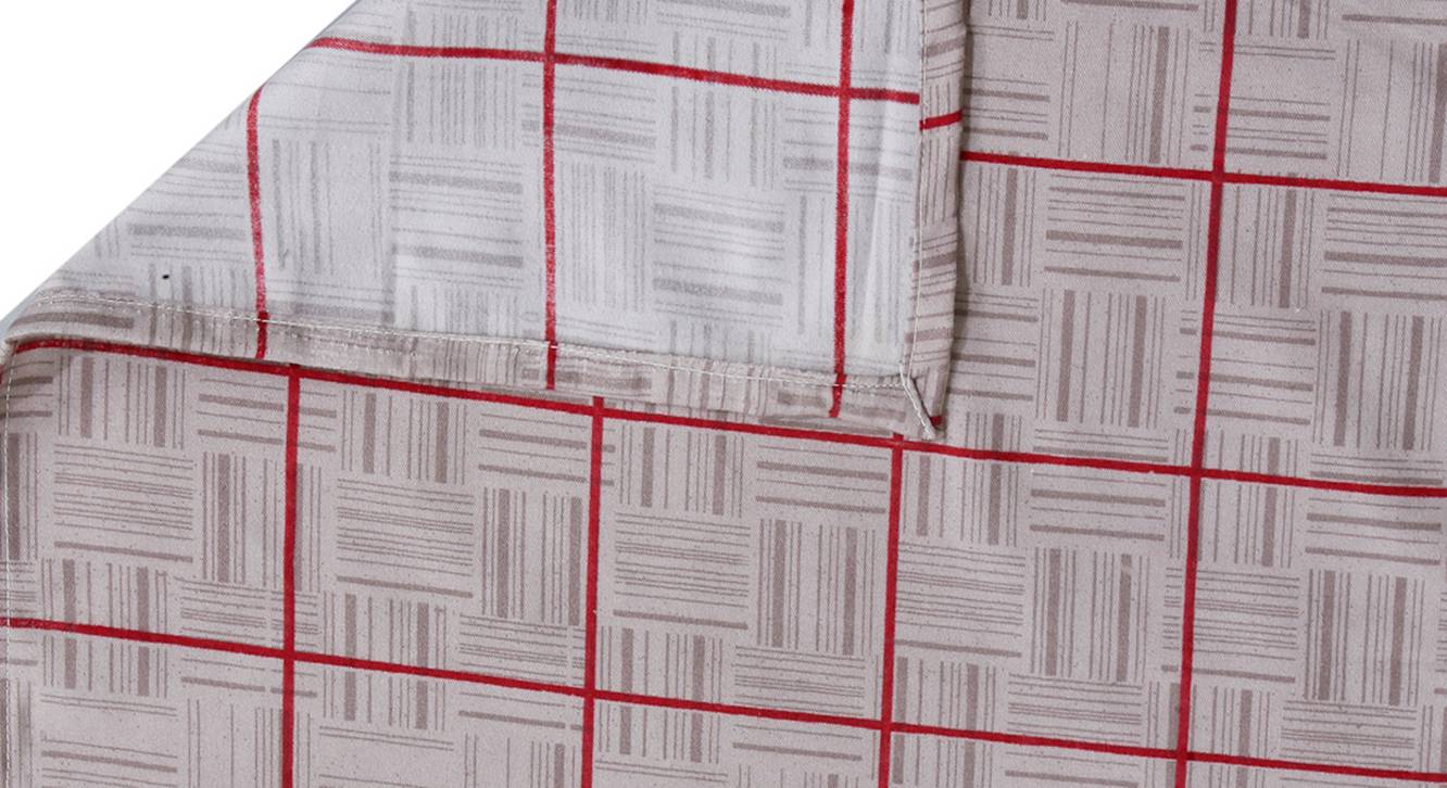 Grey Cotton Blend Table Cover Urban Ladder