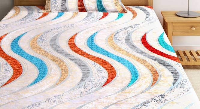 Burnis Bedsheet Set (Single Size, Multicolor) by Urban Ladder - Front View Design 1 - 425276