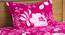 Wally Bedsheet Set (Pink, Single Size) by Urban Ladder - Cross View Design 1 - 425285