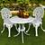 Amira balcony set with 2 chairs white lp