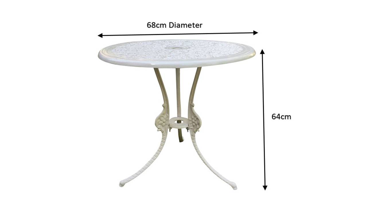 Amira balcony table white 6