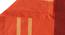 Yarley Bedsheet Set (Orange, Single Size) by Urban Ladder - Rear View Design 1 - 425439
